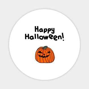 Halloween Horror Greeting Happy Halloween Pumpkin Magnet